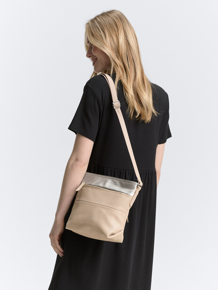 ttnicolina m schultertasche aus materialmix