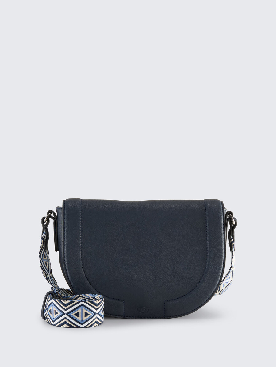 ttnani schultertasche mit gemustertem gewebtem riemen