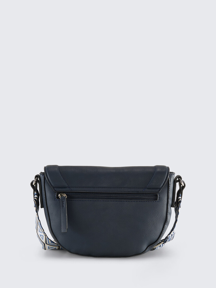 ttnani schultertasche mit gemustertem gewebtem riemen