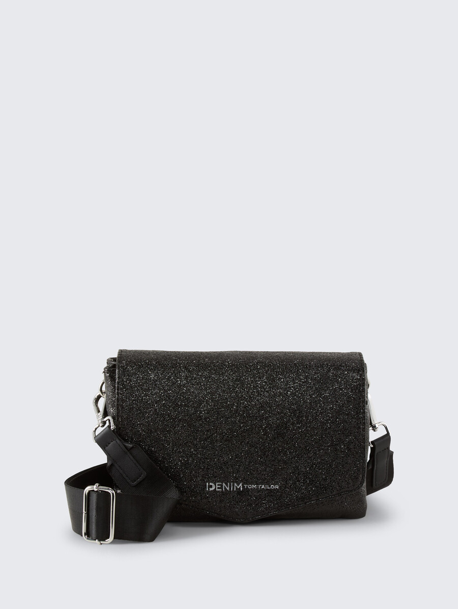 ttquinn s schultertasche in glitzeroptik