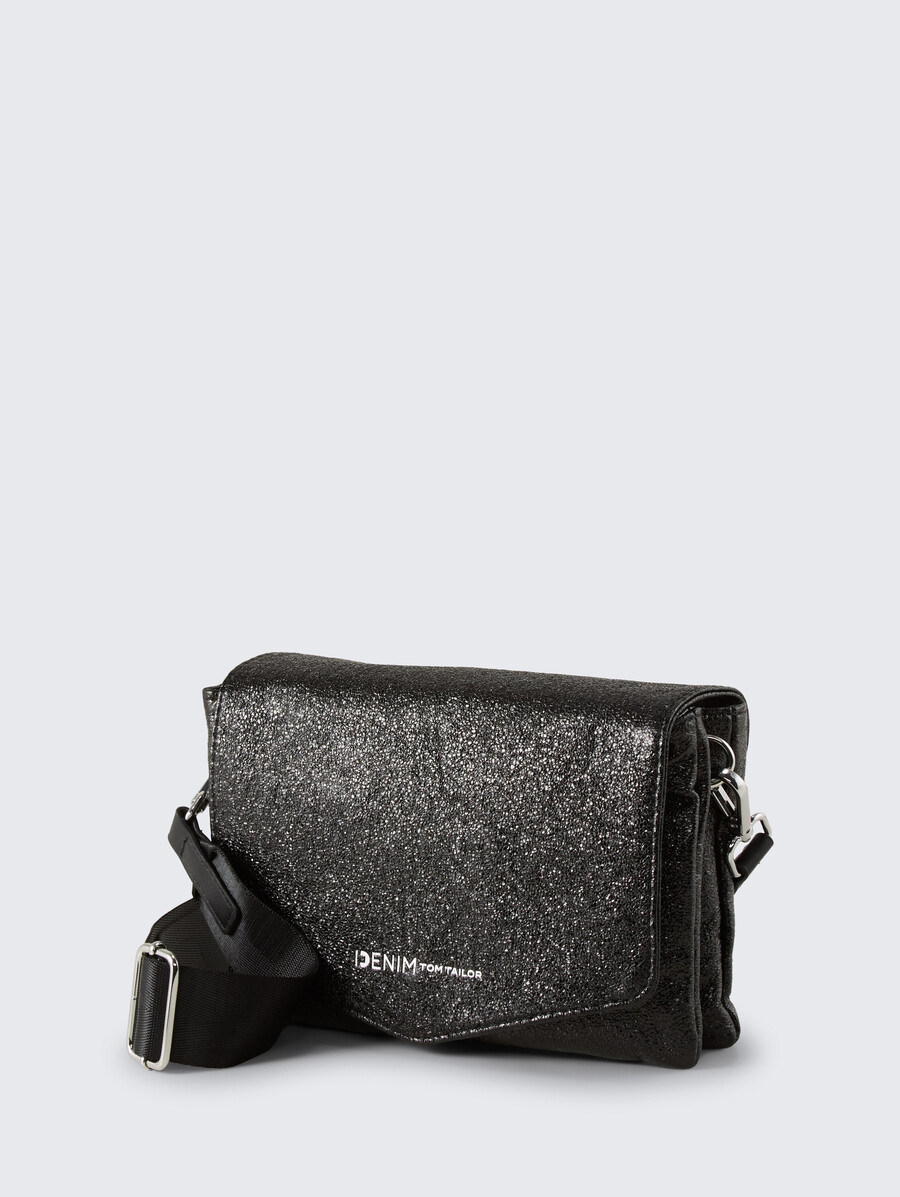 ttquinn s schultertasche in glitzeroptik