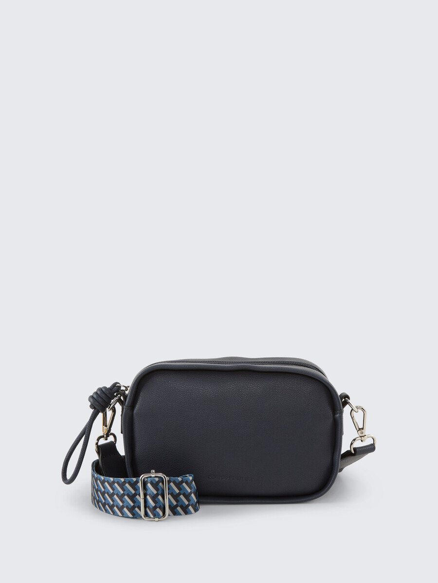 tttatiana schultertasche mit gemustertem gewebtem riemen
