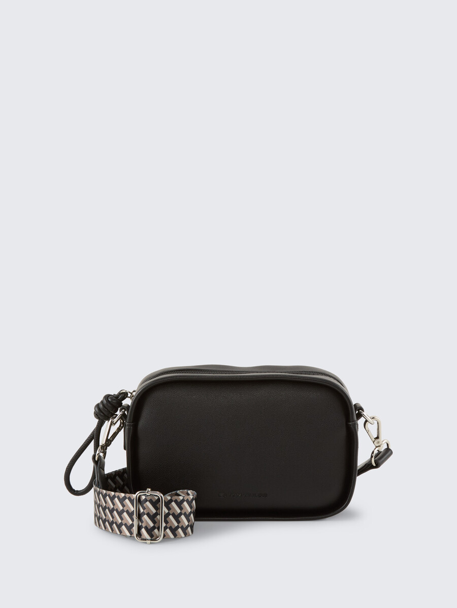 tttatiana schultertasche mit gemustertem gewebtem riemen
