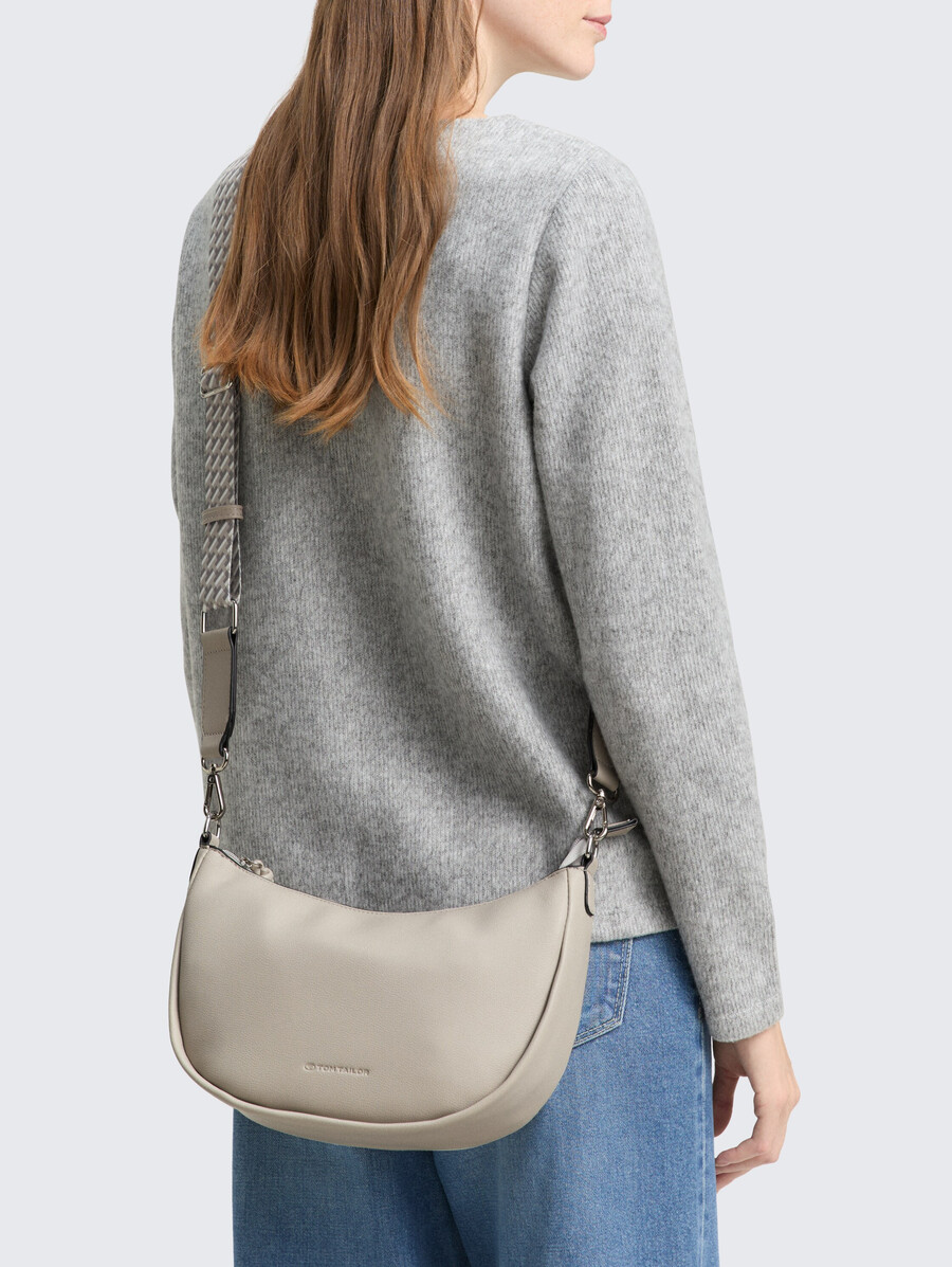 tttatiana schultertasche mit gemustertem gewebtem riemen