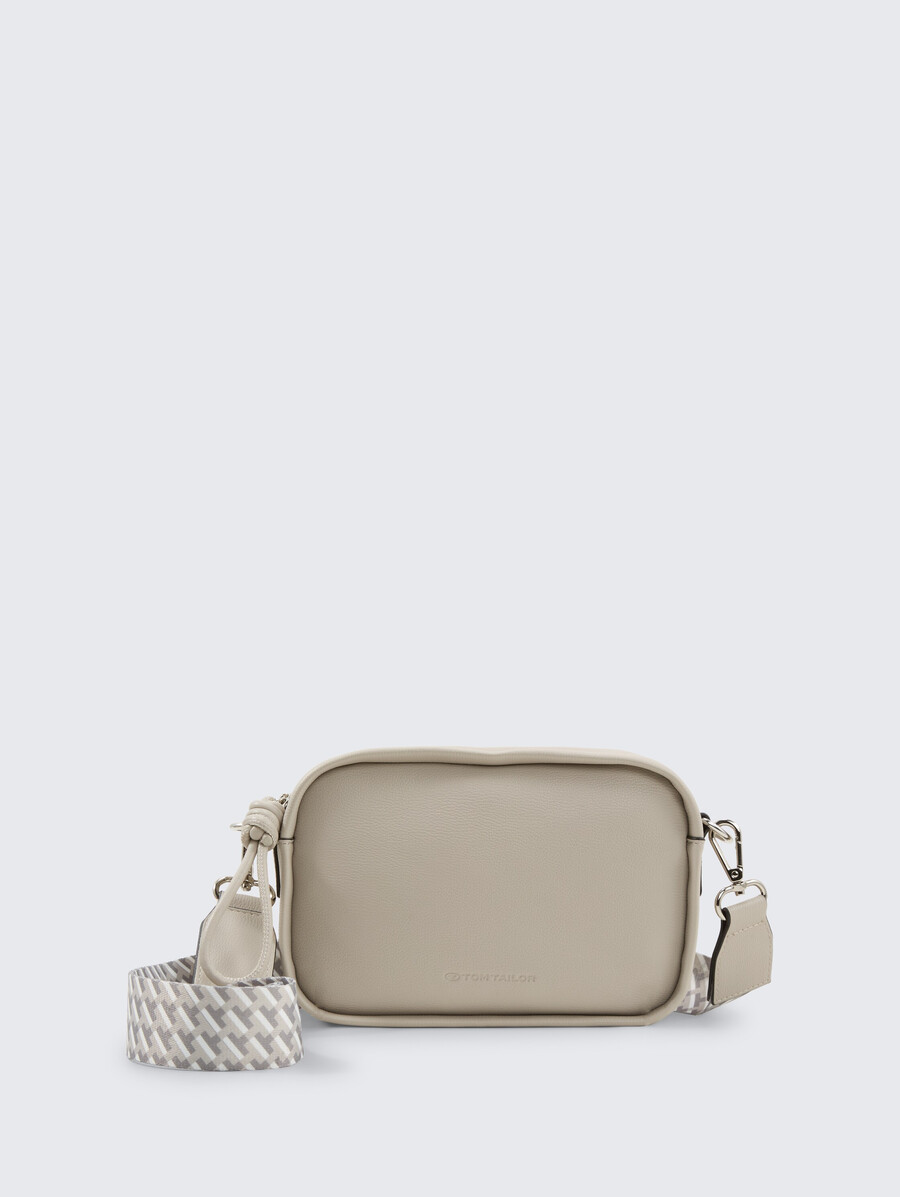 tttatiana schultertasche mit gemustertem gewebtem riemen