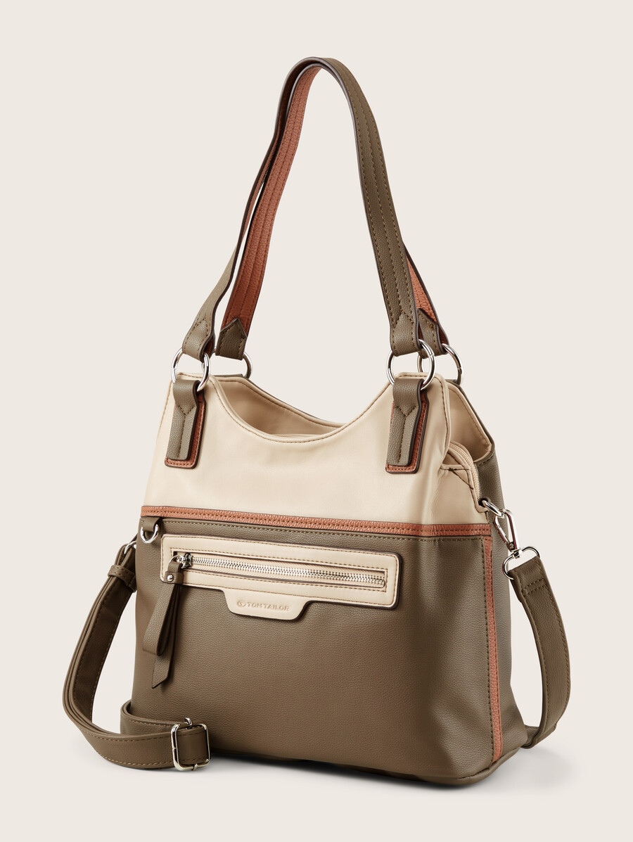 ttjule l shopper mit farbblockierung