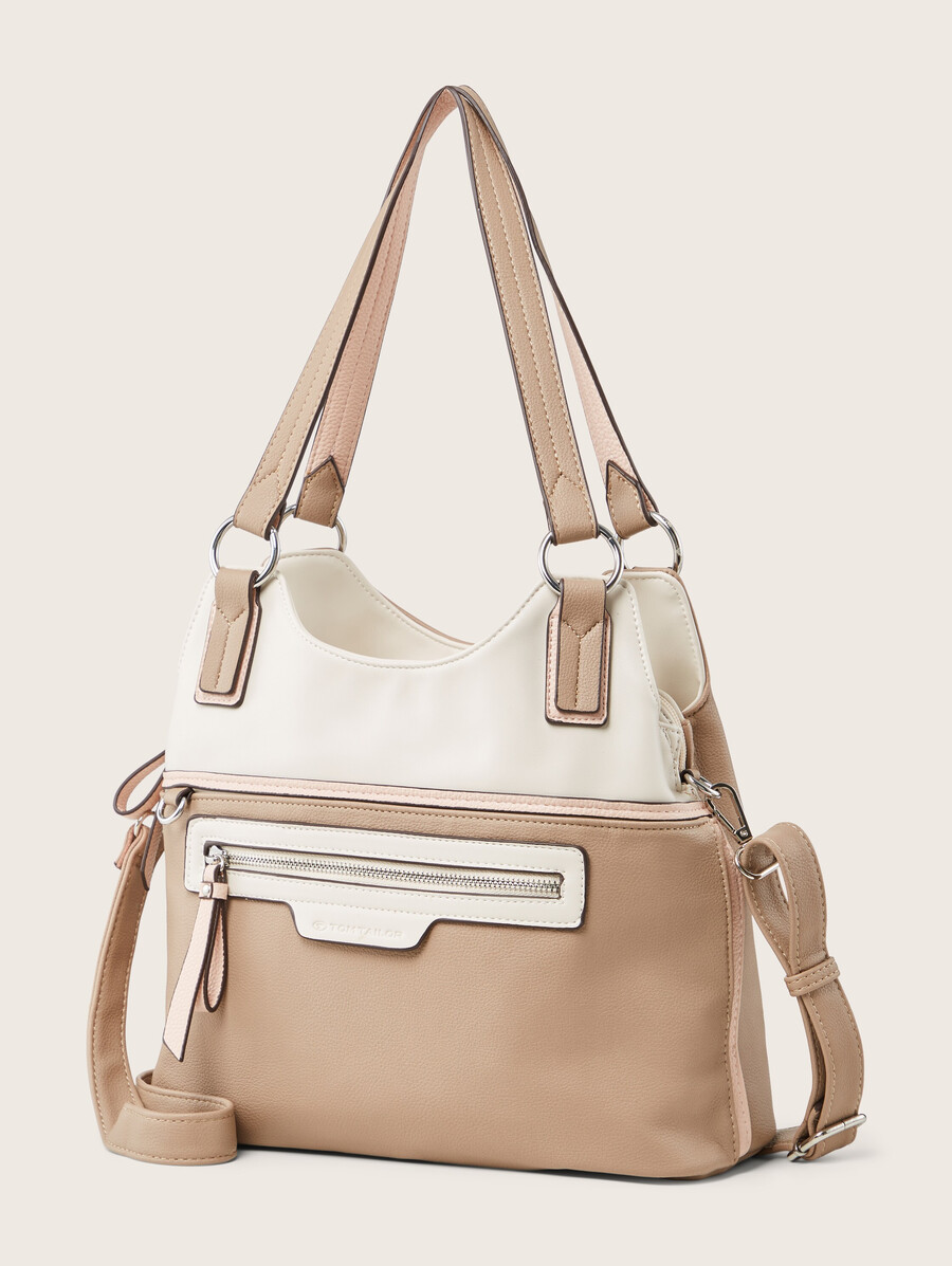 ttjule l shopper mit farbblockierung