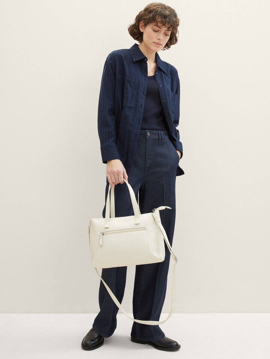 ttelis m shopper mit ziernähten