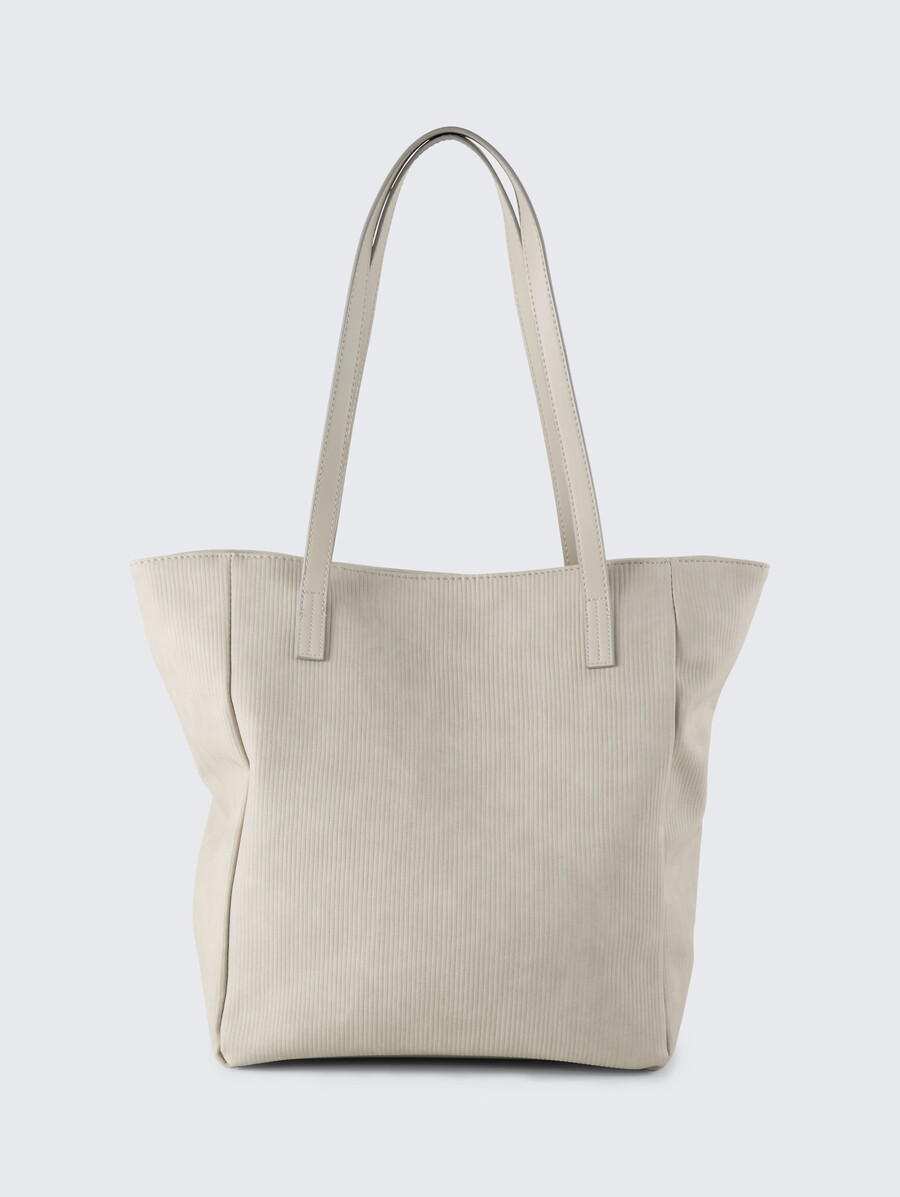 ttarona cord m shopper aus kunstleder