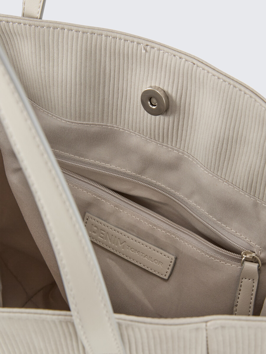 ttarona cord m shopper aus kunstleder