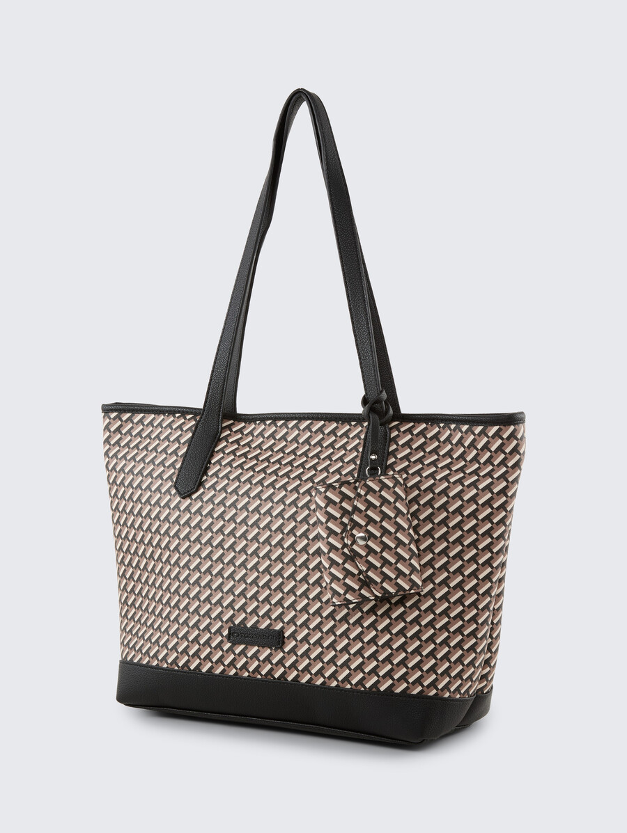 ttxenia l shopper mit allover-print
