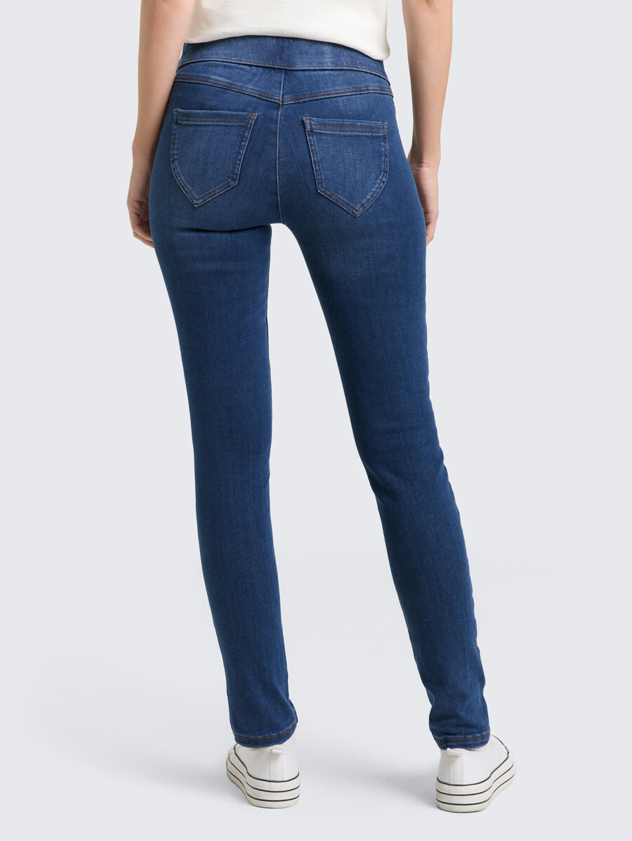 ttkate skinny jeans mit elastischem bund