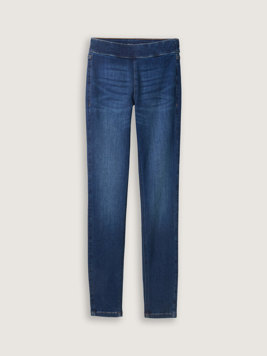ttkate skinny jeans mit elastischem bund