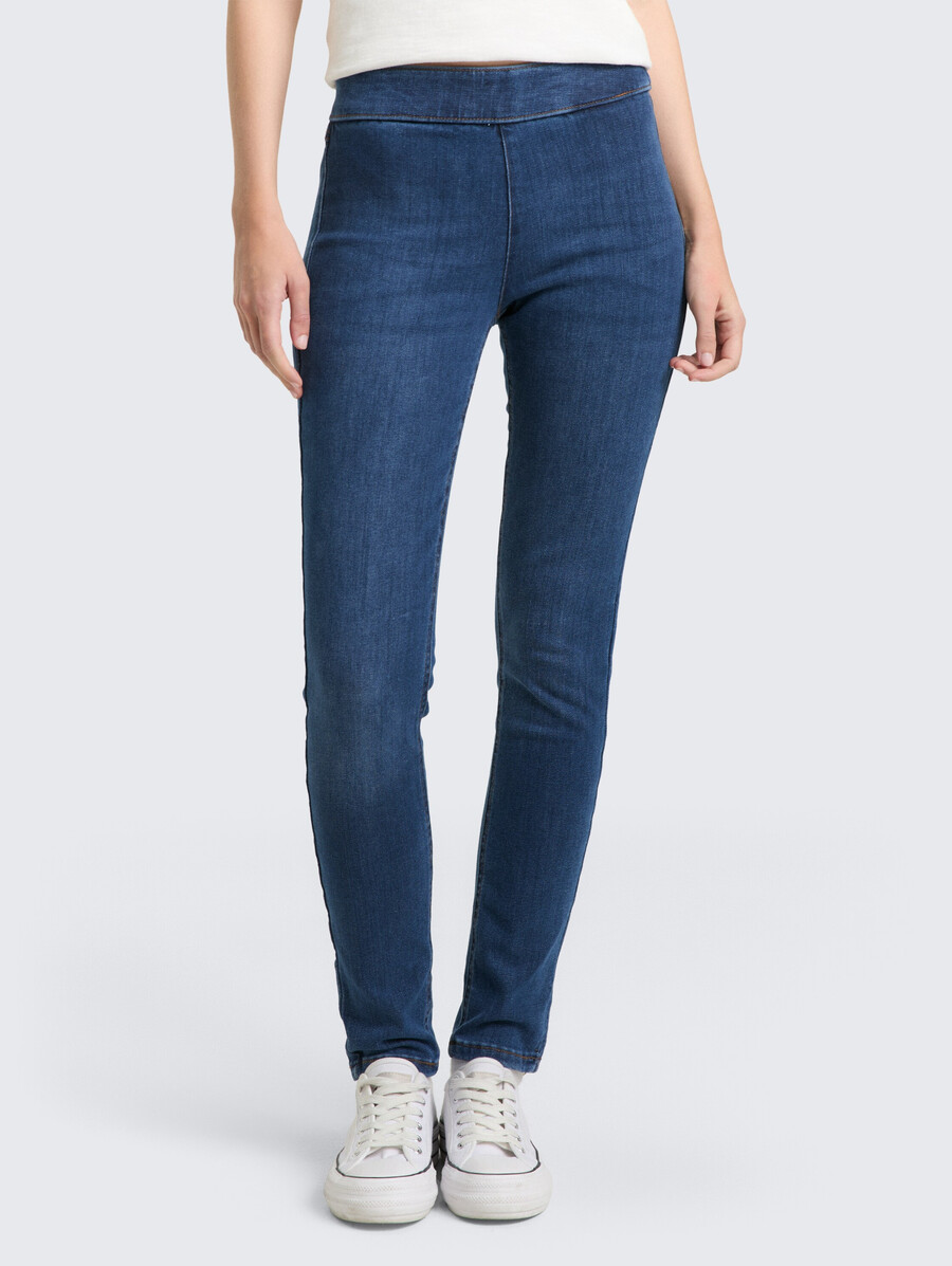 ttkate skinny jeans mit elastischem bund