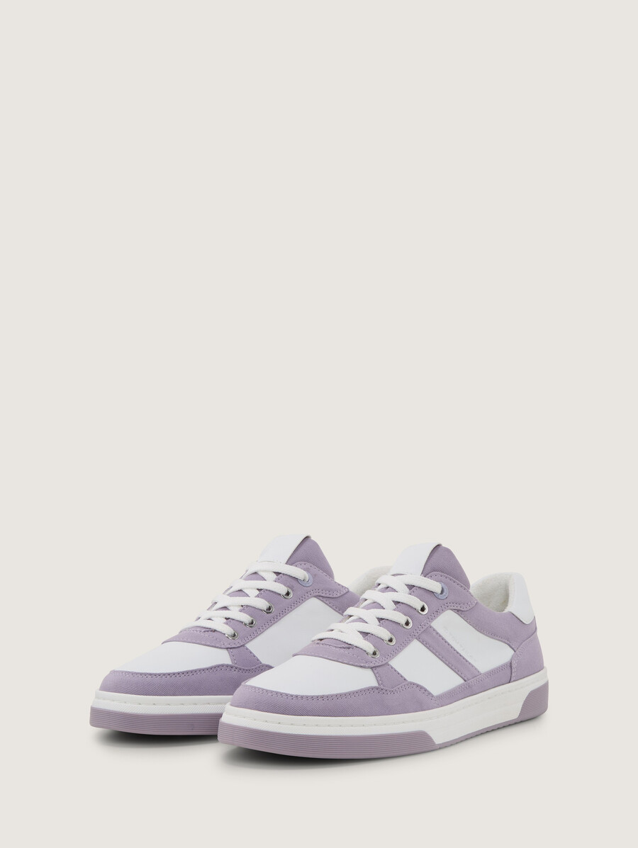 sneaker mit farbblockierung