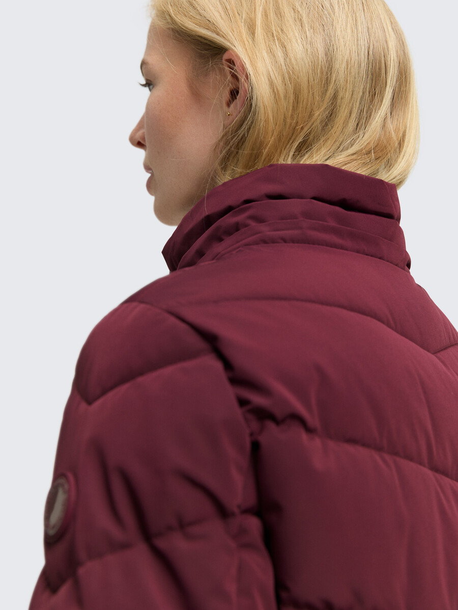 steppjacke mit abnehmbarer kapuze
