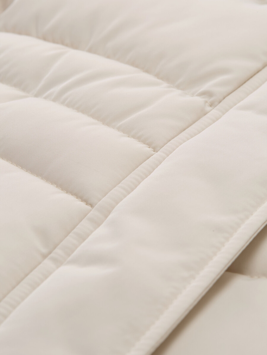 steppjacke mit abnehmbarer kapuze
