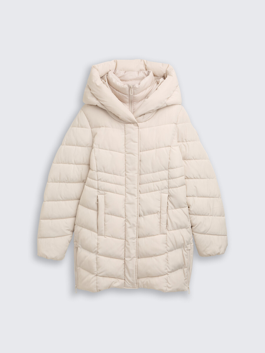 steppmantel im 2-in-1-look