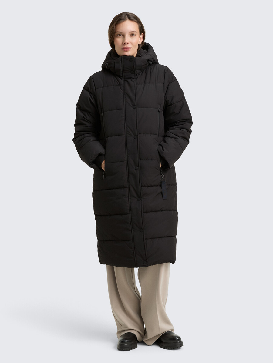 steppjacke mit abnehmbarer kapuze