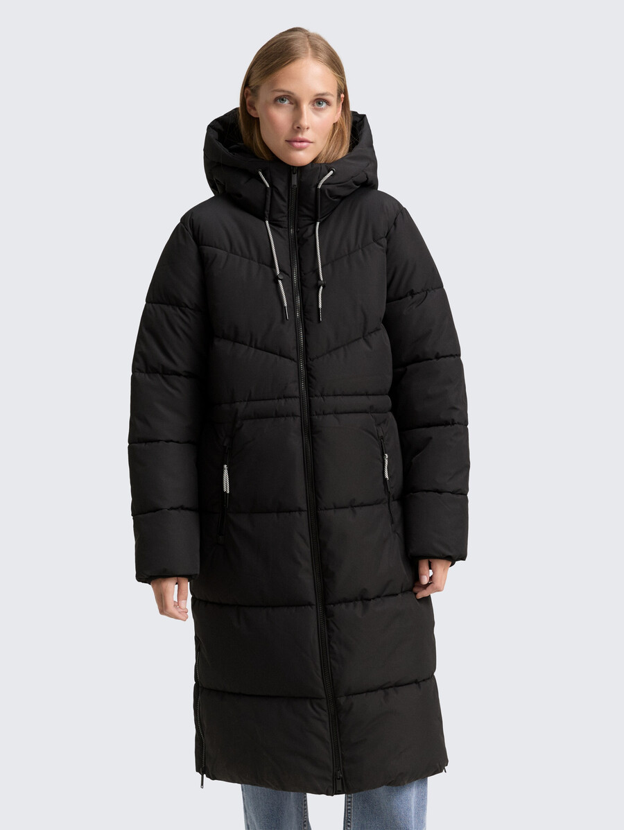 steppjacke mit kapuze