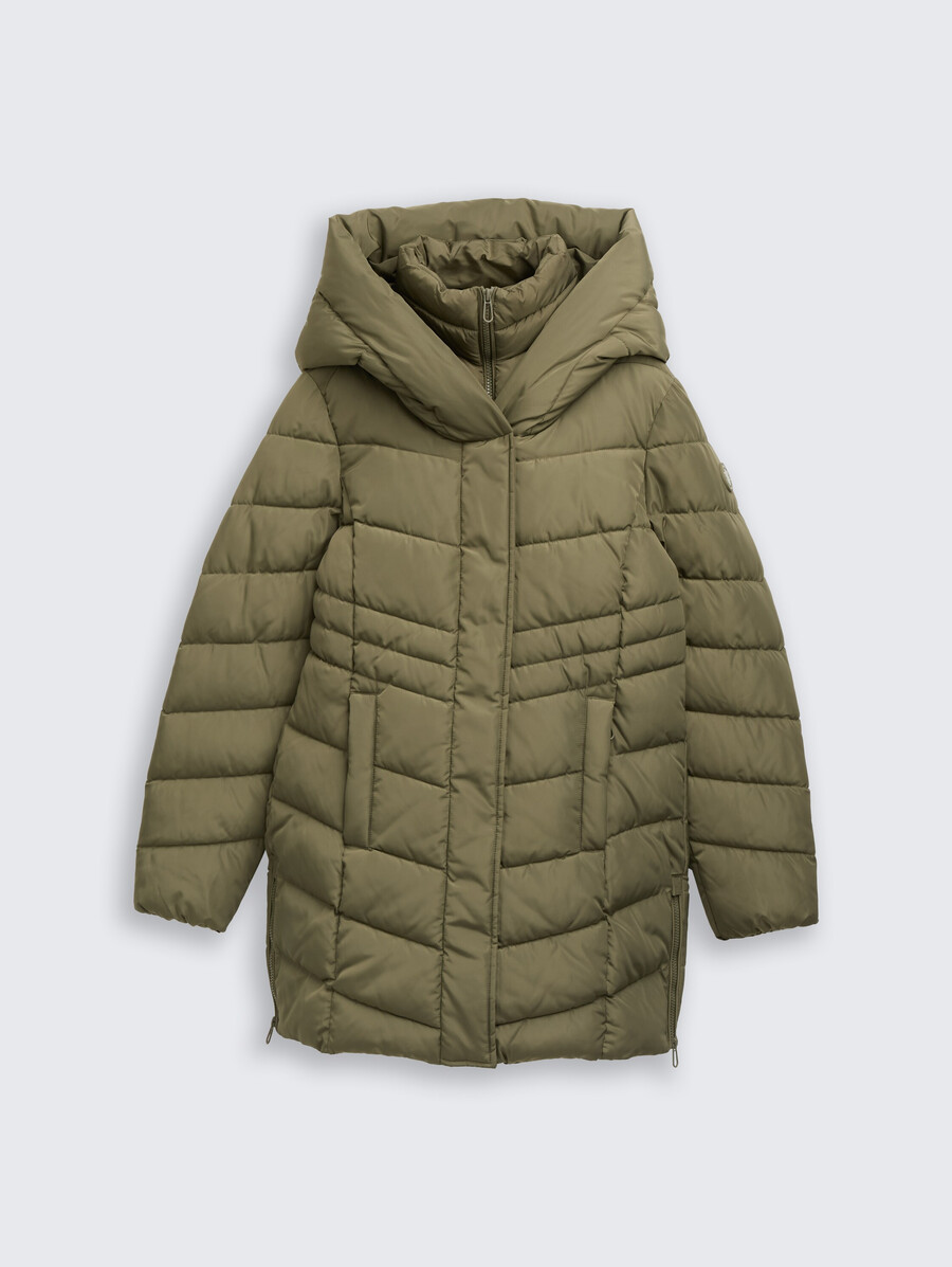 steppmantel im 2-in-1-look