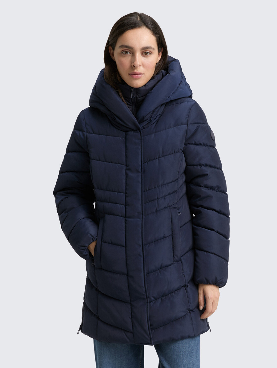 steppmantel im 2-in-1-look