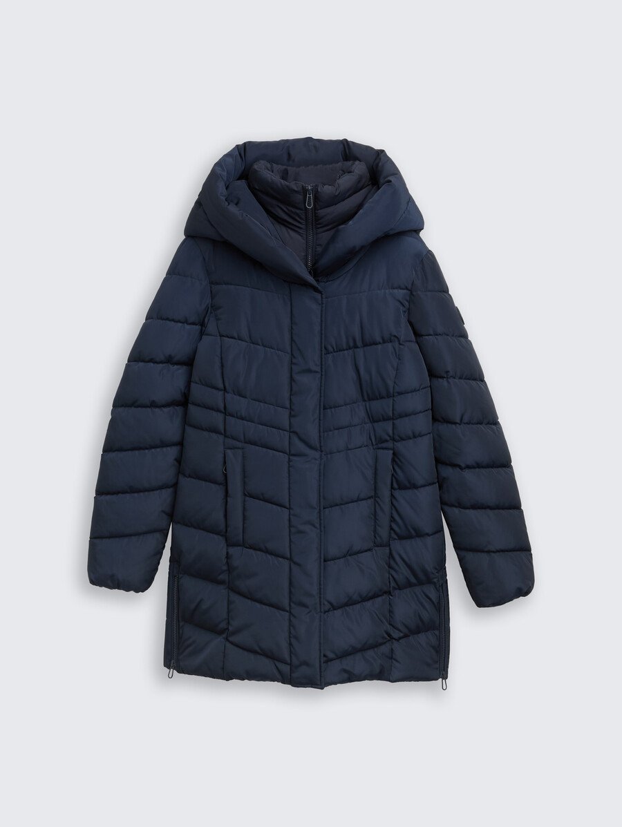 steppmantel im 2-in-1-look