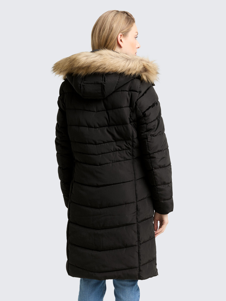 steppjacke mit abnehmbarer kapuze