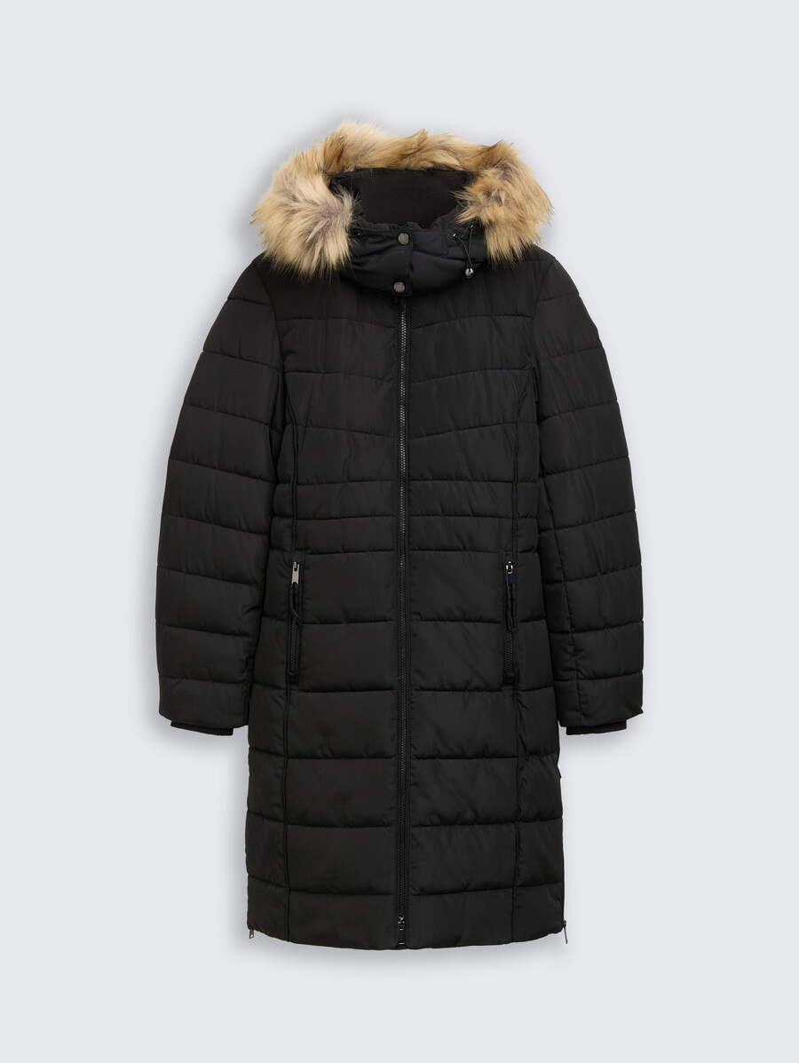steppjacke mit abnehmbarer kapuze