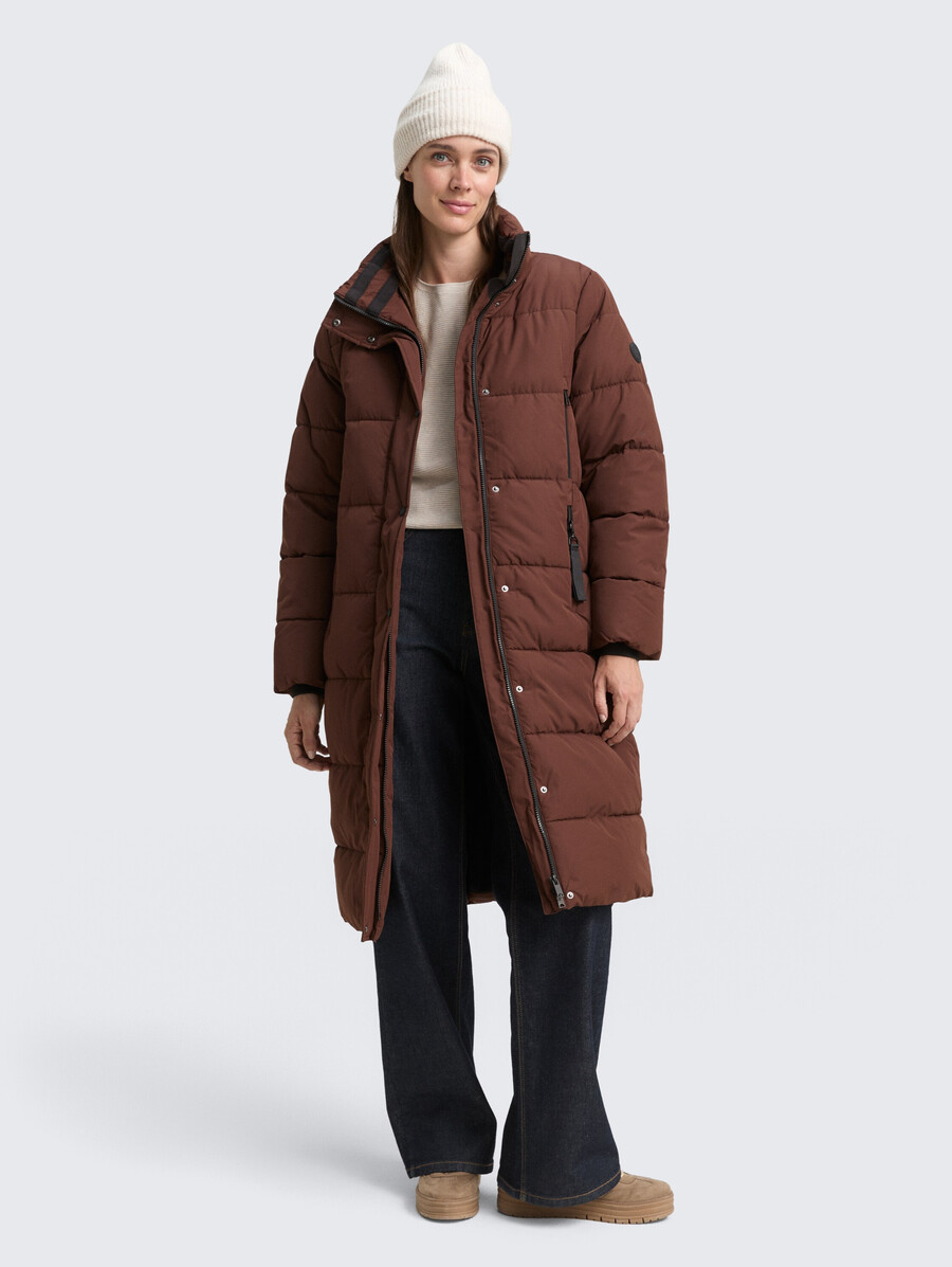 steppjacke mit abnehmbarer kapuze