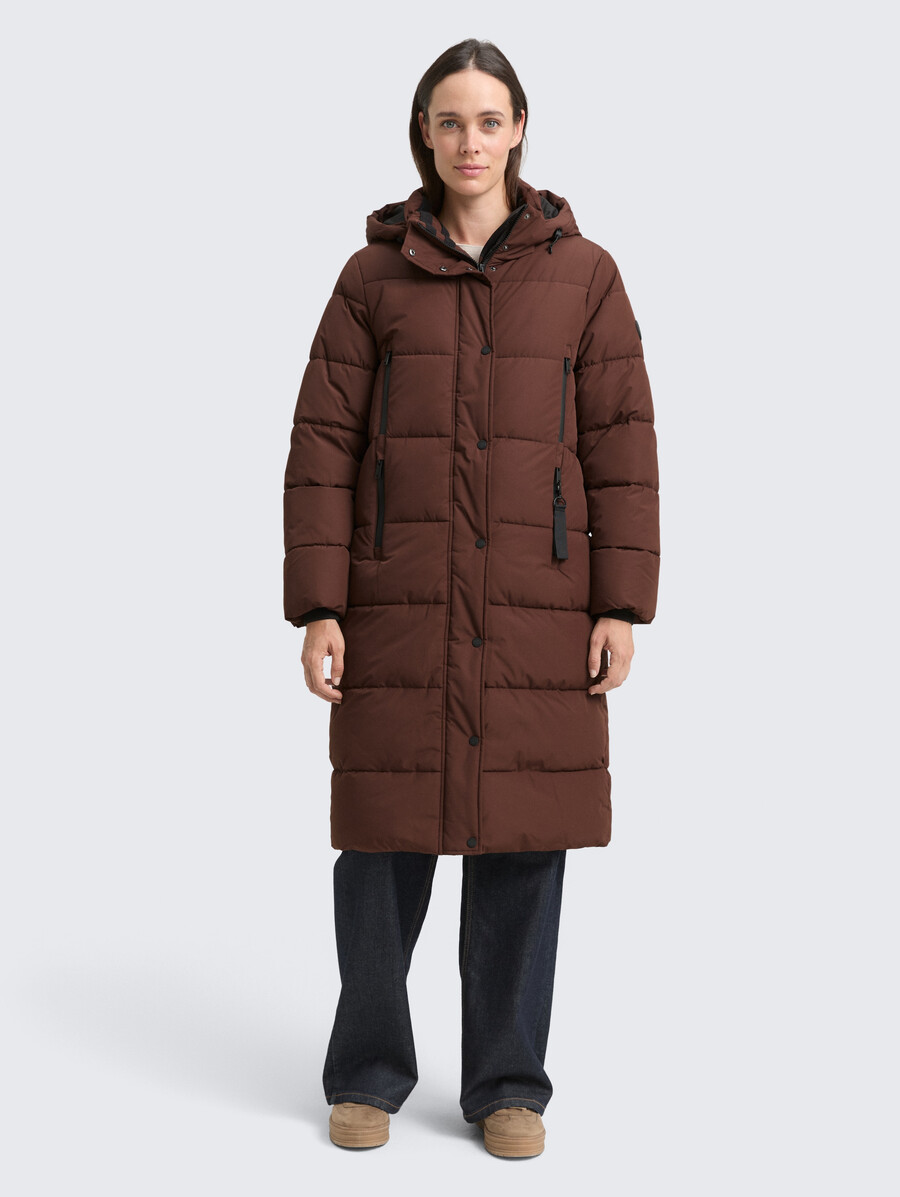 steppjacke mit abnehmbarer kapuze