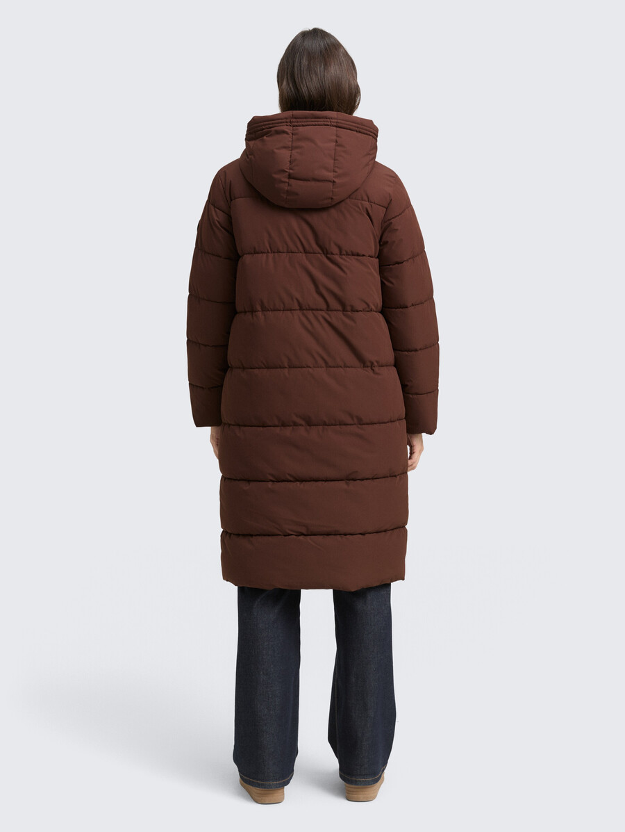 steppjacke mit abnehmbarer kapuze