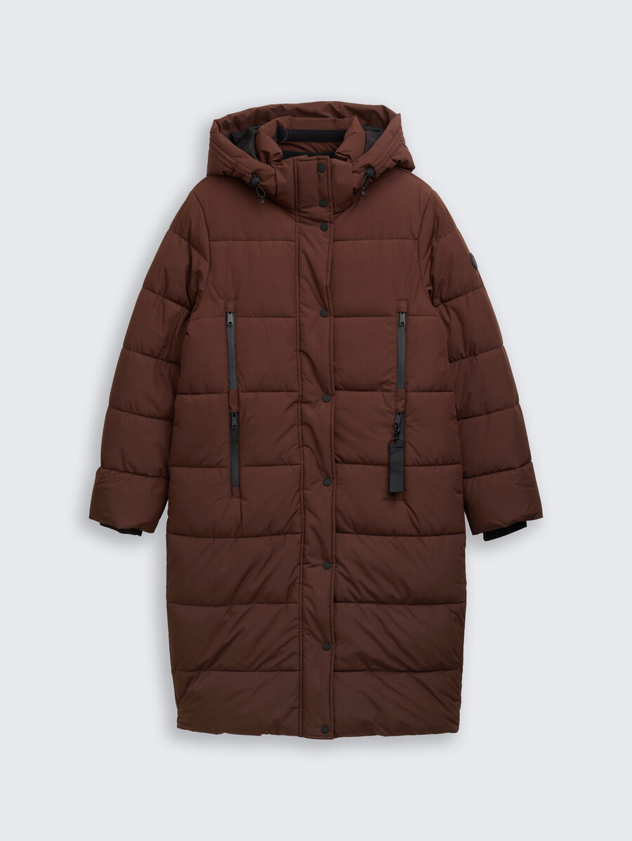steppjacke mit abnehmbarer kapuze