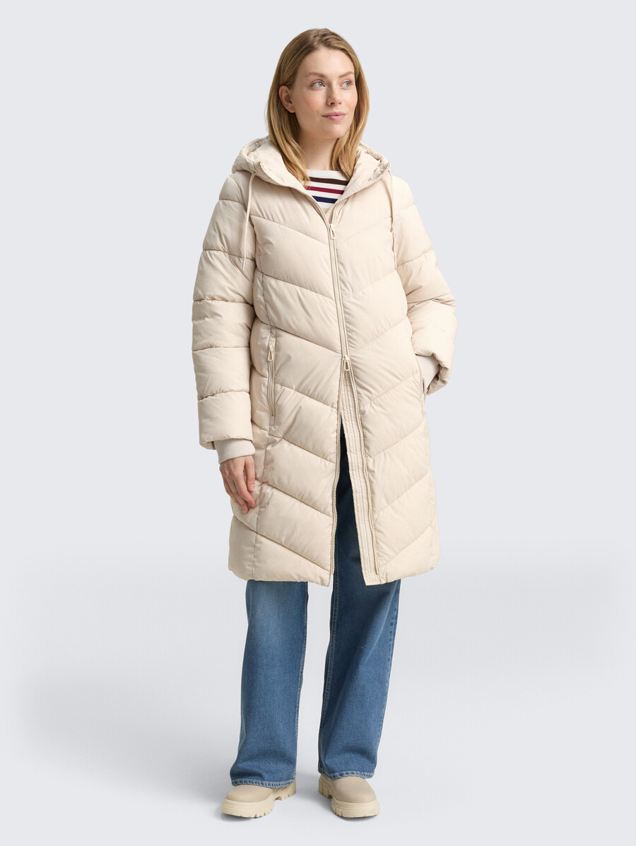 steppjacke mit kapuze