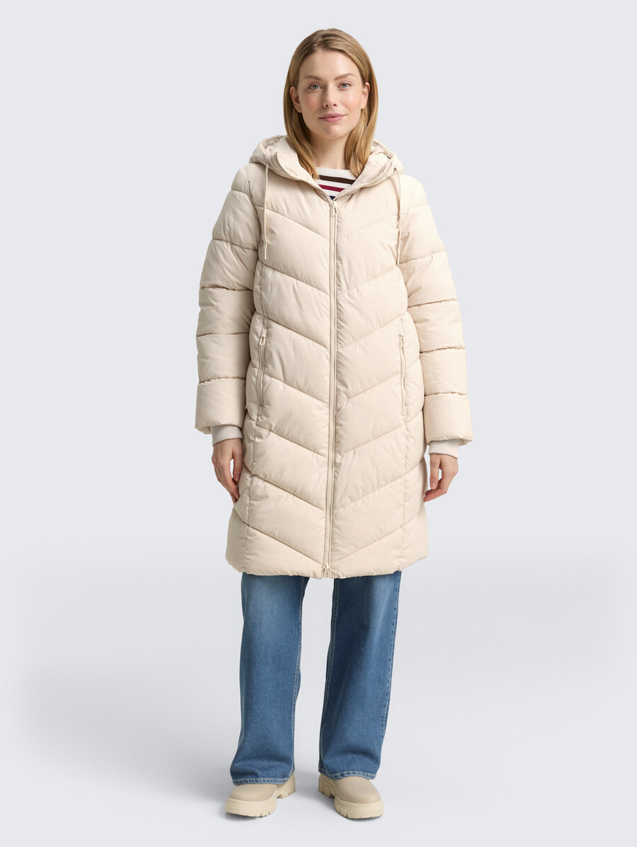 steppjacke mit kapuze