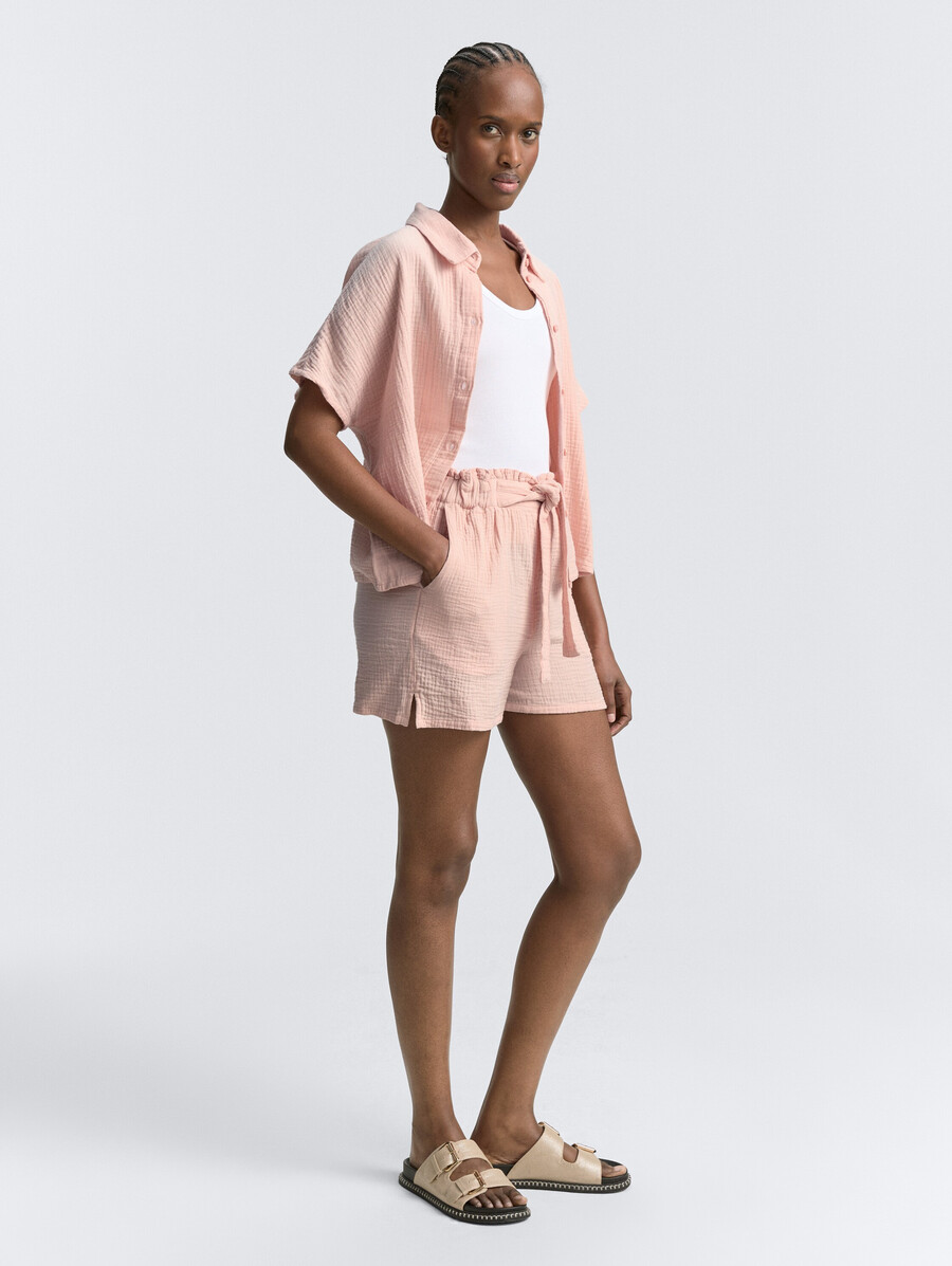 lässige musselin-shorts