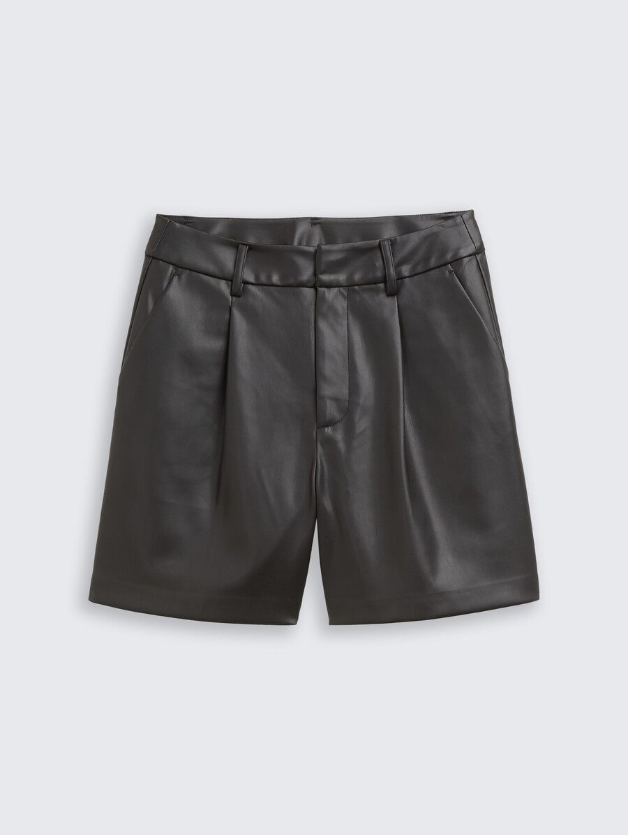 shorts in lederoptik