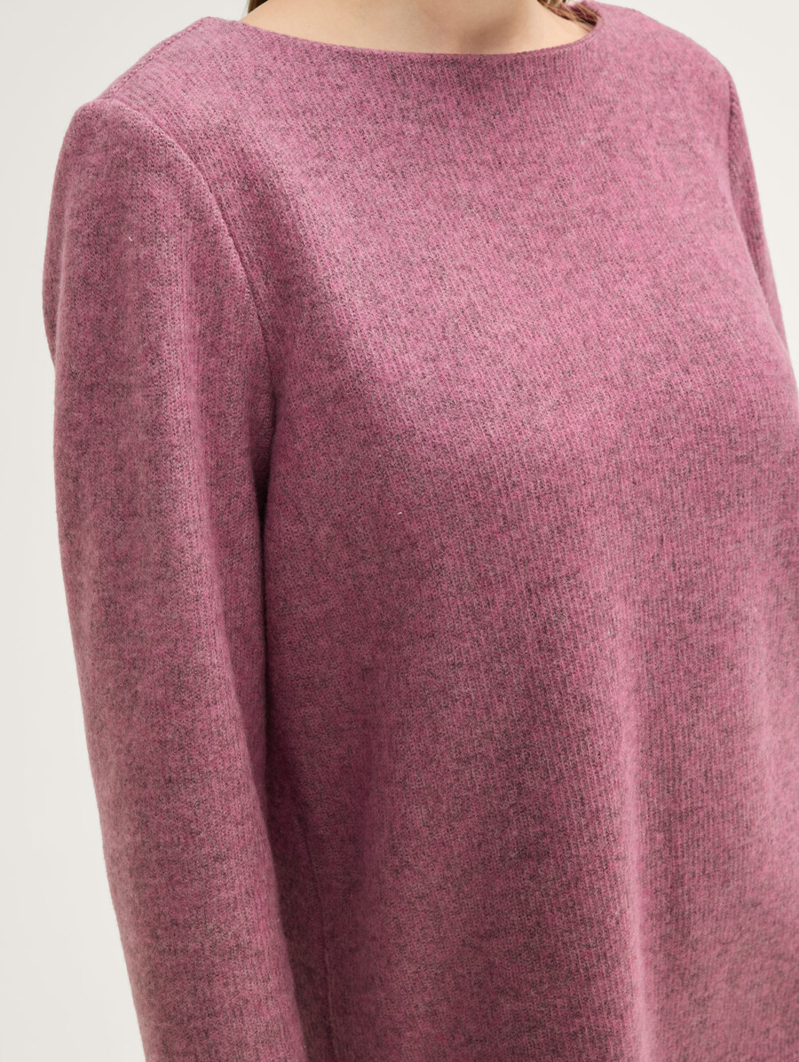 weiches sweatshirt mit knopfdetails