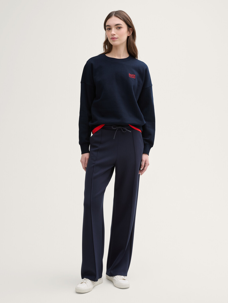 sweatshirt mit lockerer passform