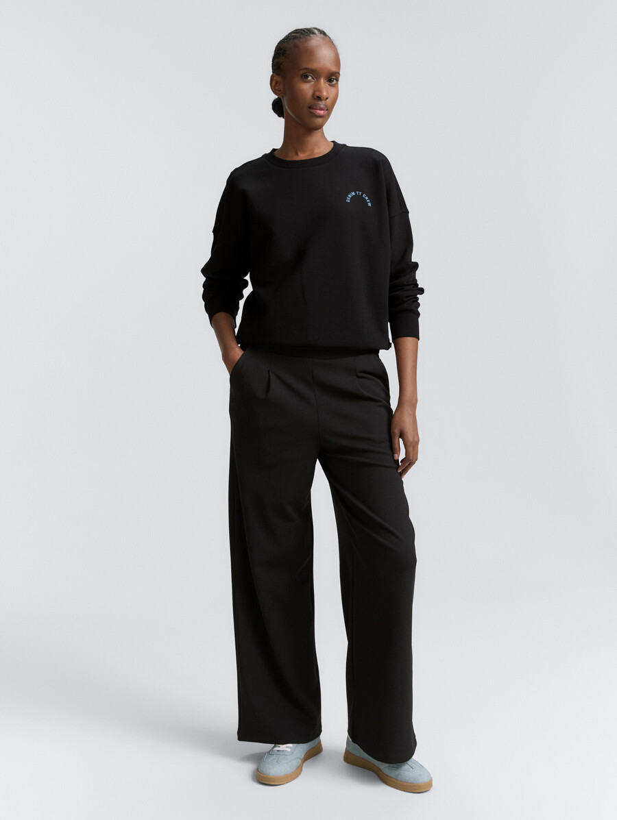 sweatshirt mit lockerer passform