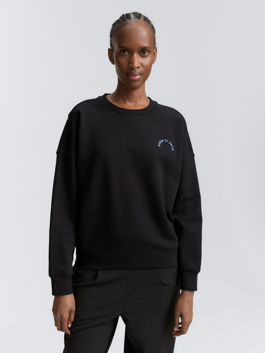 sweatshirt mit lockerer passform