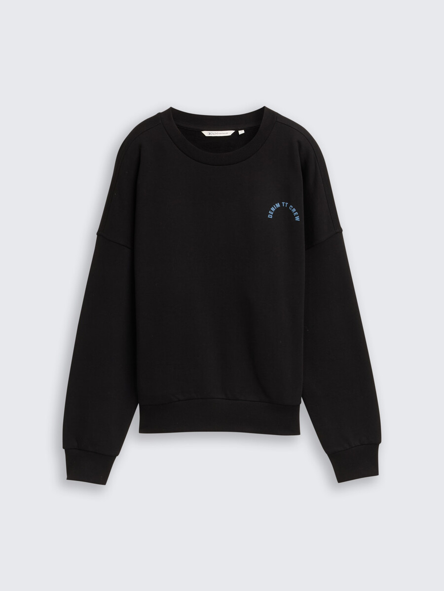 sweatshirt mit lockerer passform