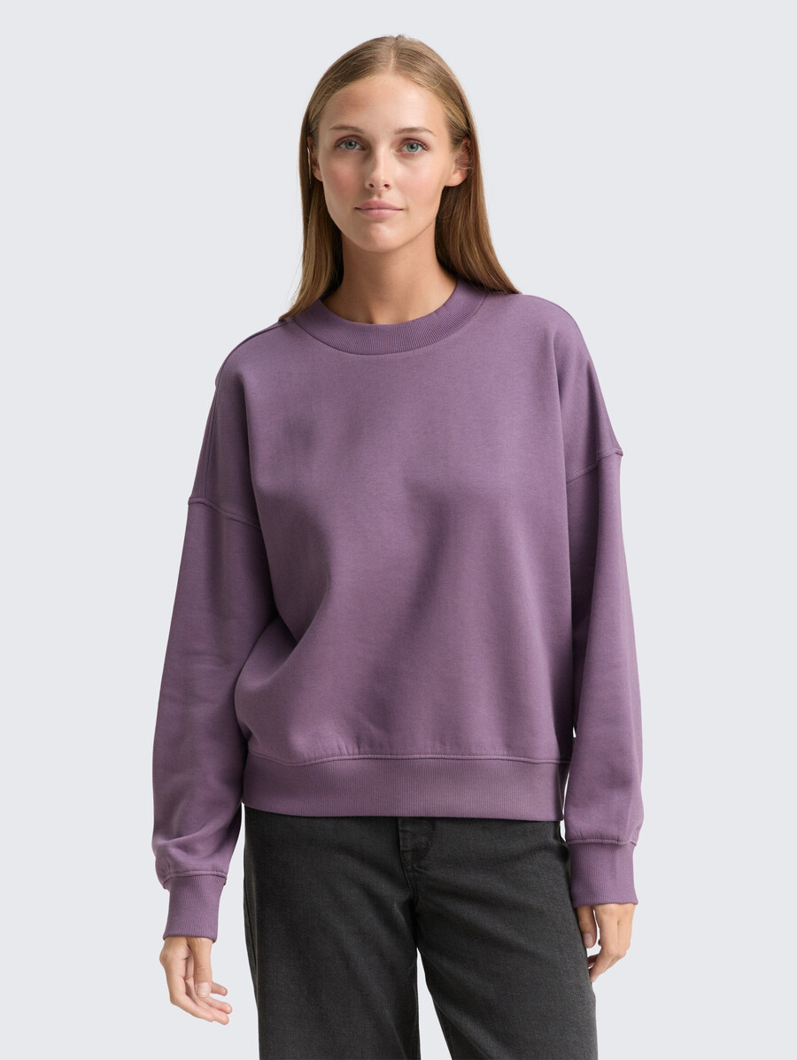 sweatshirt mit lockerer passform