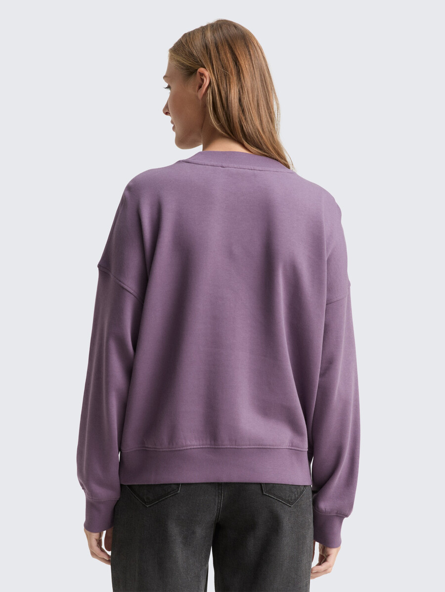 sweatshirt mit lockerer passform