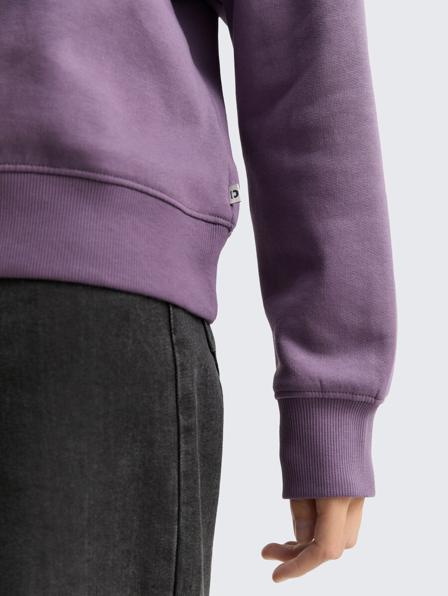 sweatshirt mit lockerer passform