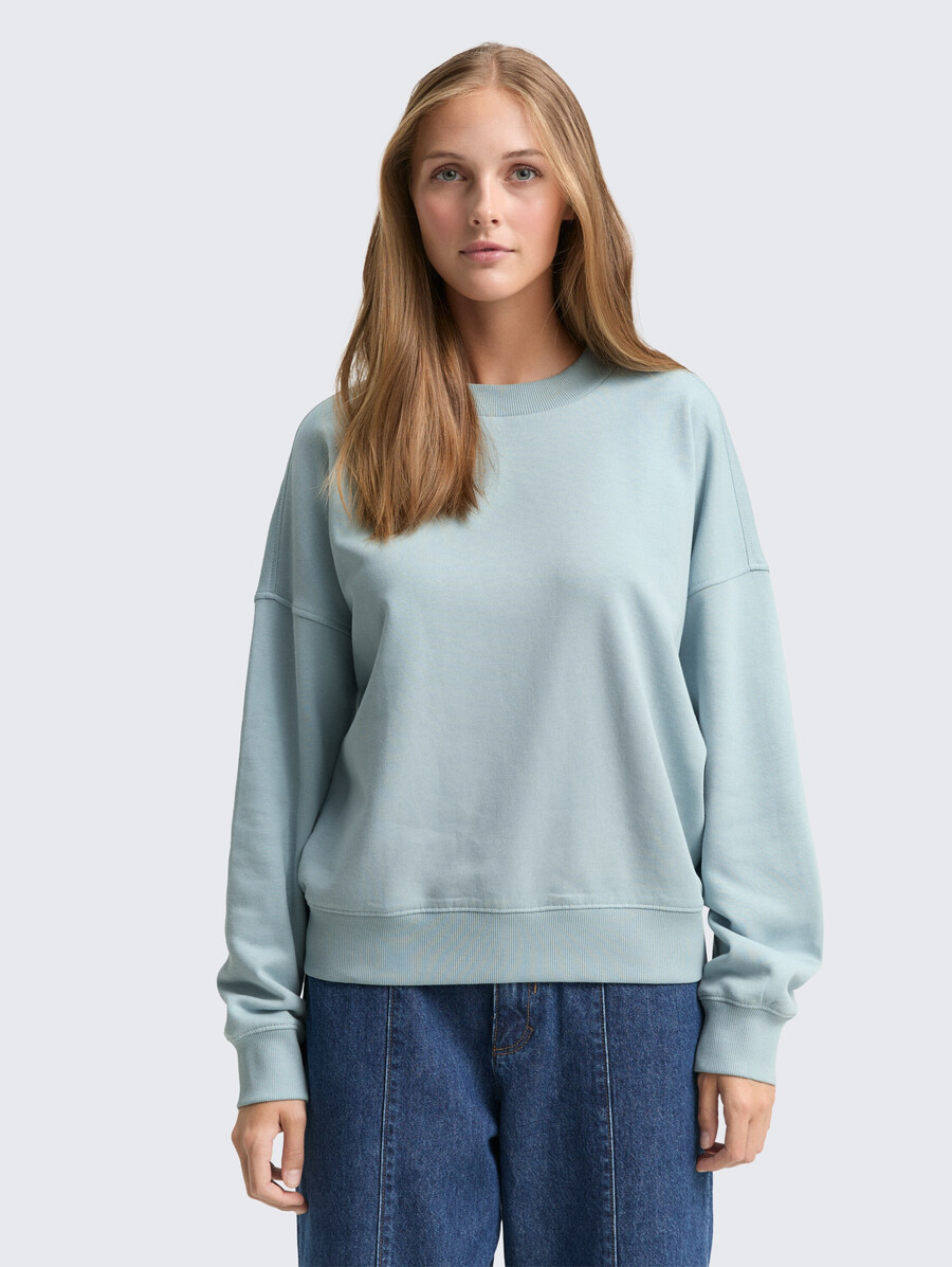 sweatshirt mit lockerer passform