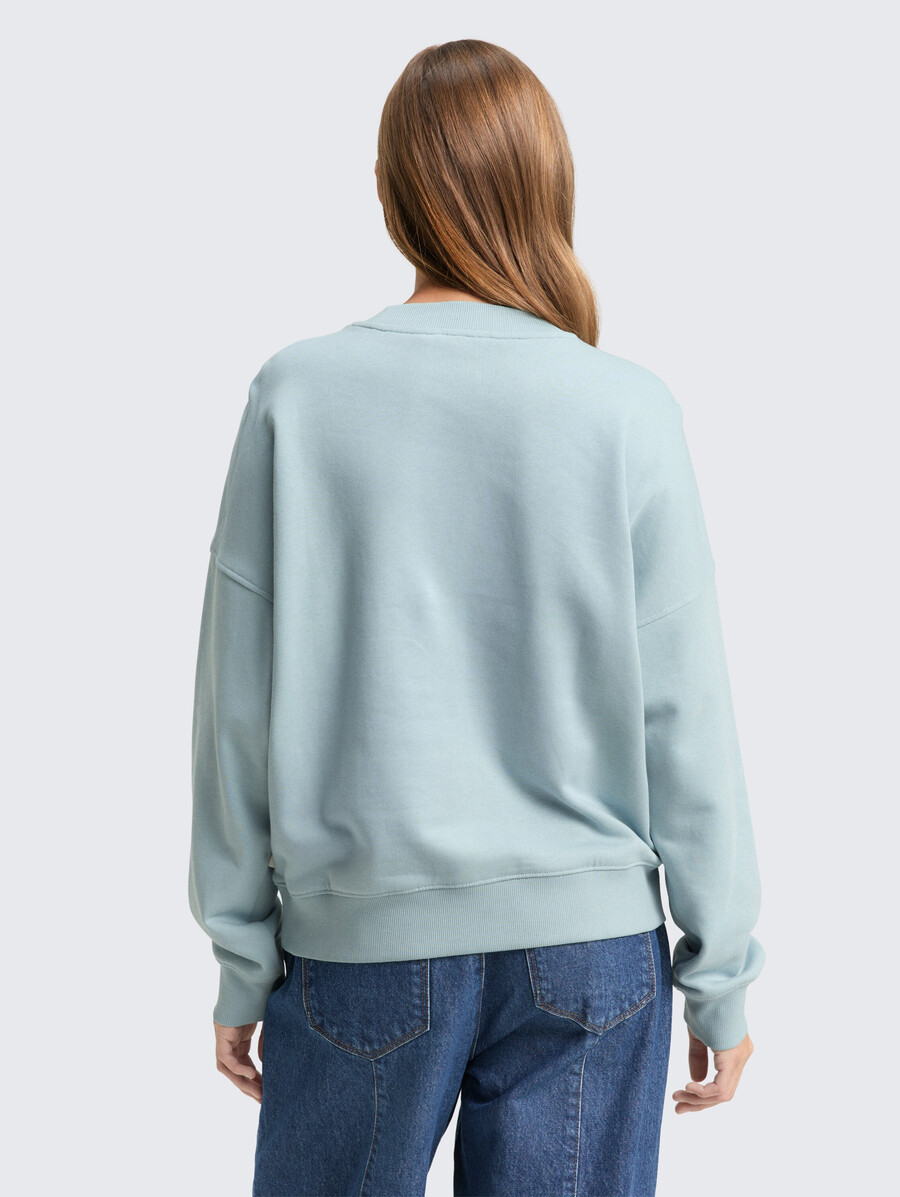 sweatshirt mit lockerer passform