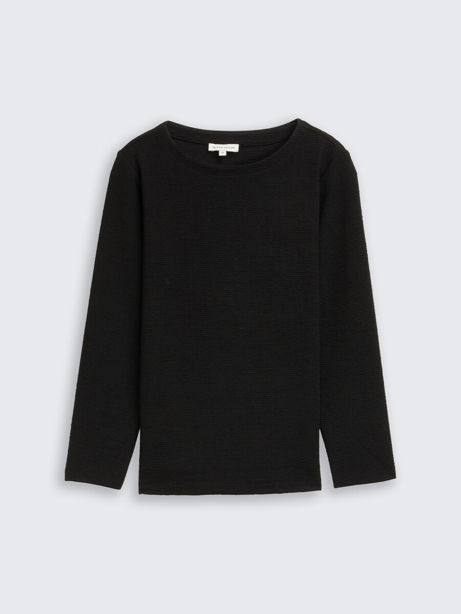 plus size – sweatshirt mit glitzereffekt