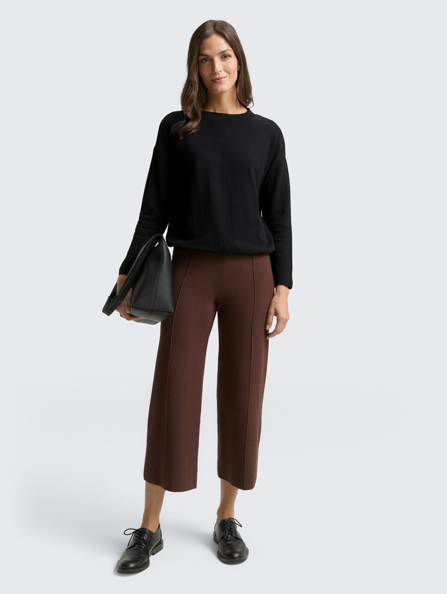 sweatshirt mit lockerer passform