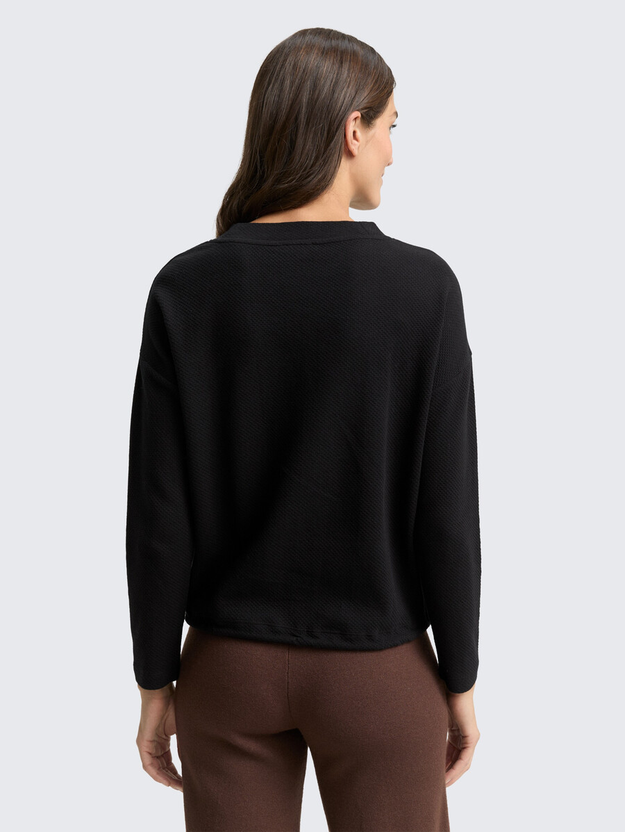 sweatshirt mit lockerer passform